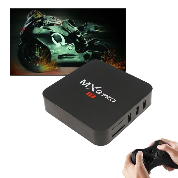 MXQ PROi 1080P 4K HD Smart TV BOX with Remote Controller, Android 7.1 S905W Quad Core Cortex-A53 Up to 2GHz, RAM: 2GB, ROM: 16GB, Support WiFi, EU Plug - Amlogic S905 by buy2fix | Online Shopping UK | buy2fix