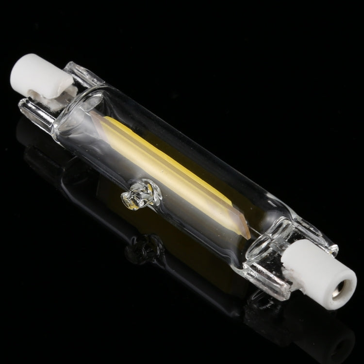 R7S 110V 3W 78mm COB LED Bulb Glass Tube Replacement Halogen Lamp Spot Light(6000K White Light) - LED Blubs & Tubes by buy2fix | Online Shopping UK | buy2fix