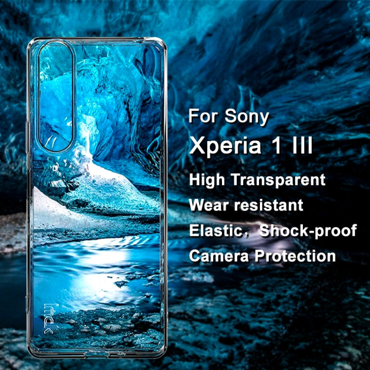 For Sony Xperia 1 III IMAK UX-5 Series Transparent Shockproof TPU Protective Case - Sony Cases by imak | Online Shopping UK | buy2fix