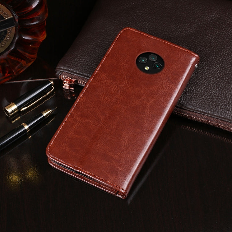 For Doogee X95 / X95 Pro idewei Crazy Horse Texture Horizontal Flip Leather Case with Holder & Card Slots & Wallet(Brown) - More Brand by idewei | Online Shopping UK | buy2fix