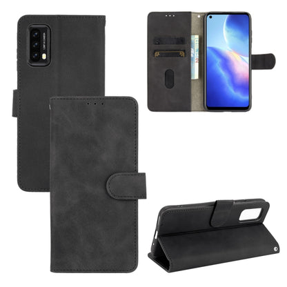 For Blackview A90 Solid Color Skin Feel Magnetic Buckle Horizontal Flip Calf Texture PU Leather Case with Holder & Card Slots & Wallet(Black) - More Brand by buy2fix | Online Shopping UK | buy2fix