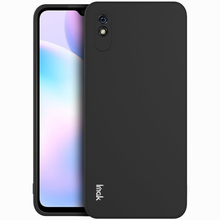 For Xiaomi Redmi 9A IMAK UC-4 Series Straight Edge TPU Soft Protective Case(Black) - Xiaomi Cases by imak | Online Shopping UK | buy2fix