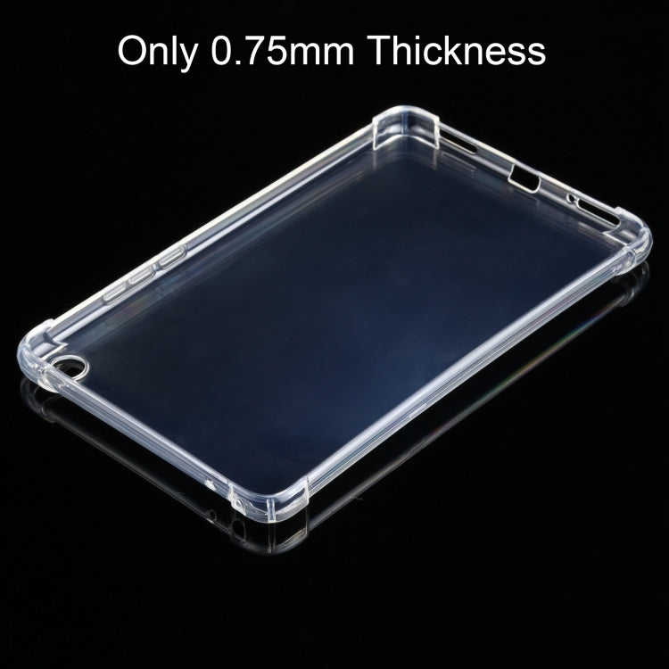 For Xiaomi MiPad 4 3mm Four-corner Shockproof Transparent TPU Case(Transparent) - More Tablet Cases by buy2fix | Online Shopping UK | buy2fix