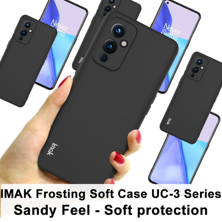 For OnePlus 9 5G European American Version IMAK UC-3 Series Shockproof Frosted TPU Protective Case(Black) - OnePlus Cases by imak | Online Shopping UK | buy2fix