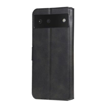 Classic Calf Texture PU + TPU Horizontal Flip Leather Case with Holder & Card Slots & Wallet For Google Pixel 6(Black) - Google Cases by buy2fix | Online Shopping UK | buy2fix