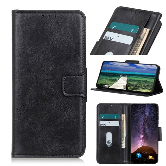 For Nokia XR20 5G Mirren Crazy Horse Texture Horizontal Flip Leather Case with Holder & Card Slots & Wallet(Black) - Nokia Cases by buy2fix | Online Shopping UK | buy2fix