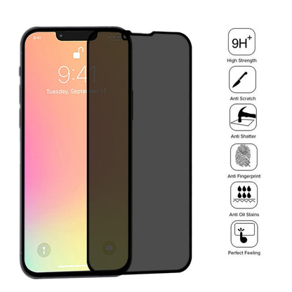 For iPhone 13 mini 25pcs Anti-peeping Plasma Oil Coated High Aluminum Wear-resistant Tempered Glass Film - iPhone 13 mini Tempered Glass by buy2fix | Online Shopping UK | buy2fix