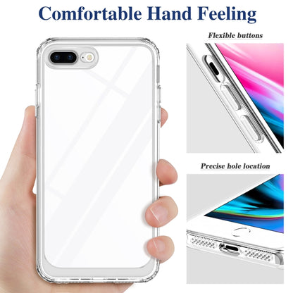 Crystal Clear Shockproof PC + TPU Protective Case For iPhone 8 Plus / 7 Plus(Transparent) - More iPhone Cases by buy2fix | Online Shopping UK | buy2fix