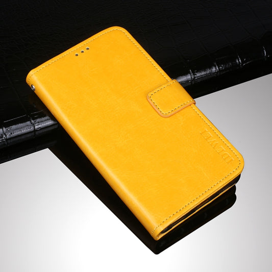 idewei Crazy Horse Texture Horizontal Flip Leather Case with Holder & Card Slots & Wallet For Honor Magic3 Pro(Yellow) - Honor Cases by idewei | Online Shopping UK | buy2fix