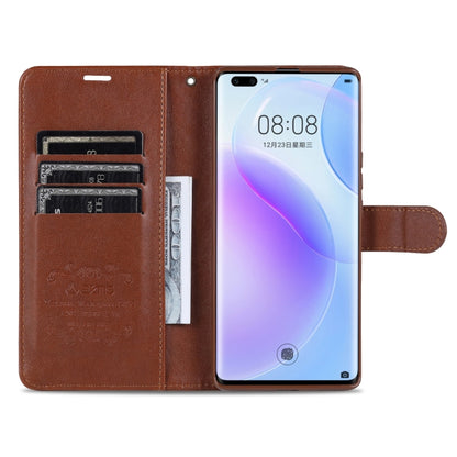 AZNS Sheepskin Texture Horizontal Flip Leather Case with Holder & Card Slots & Wallet For Honor 50 Pro(Red) - Honor Cases by AZNS | Online Shopping UK | buy2fix