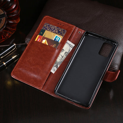 idewei Crazy Horse Texture Horizontal Flip Leather Case with Holder & Card Slots & Wallet For Doogee N40 Pro(Black) - More Brand by idewei | Online Shopping UK | buy2fix