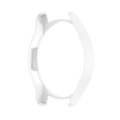 For Samsung Galaxy Watch4 Classic 46mm Half Coverage Hollowed PC Protective Case(White) - Watch Cases by buy2fix | Online Shopping UK | buy2fix