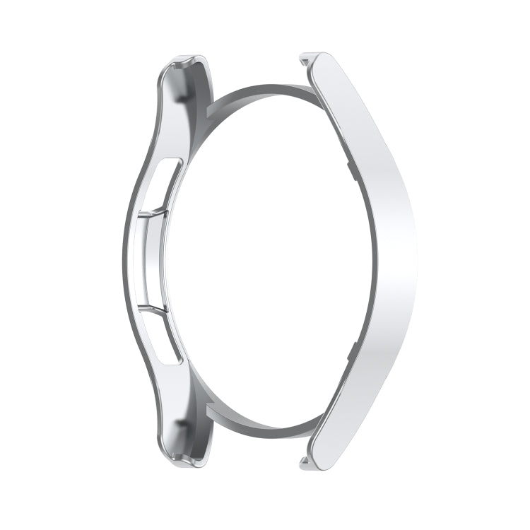 For Samsung Galaxy Watch4 40mm Half Coverage Hollowed PC Protective Case(Silver) - Watch Cases by buy2fix | Online Shopping UK | buy2fix