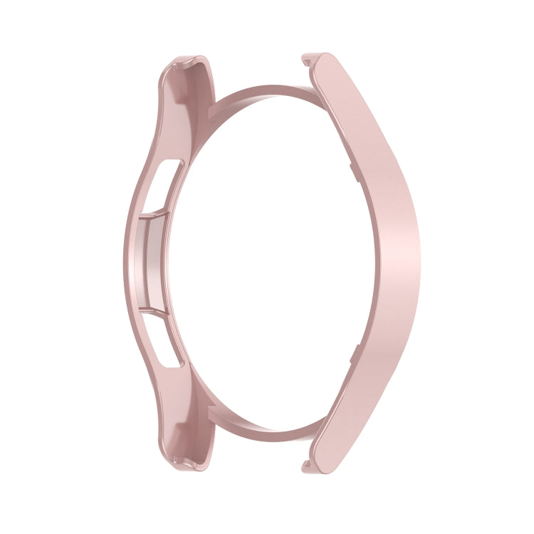 For Samsung Galaxy Watch4 44mm Half Coverage Hollowed PC Protective Case(Rose Gold) - Watch Cases by buy2fix | Online Shopping UK | buy2fix