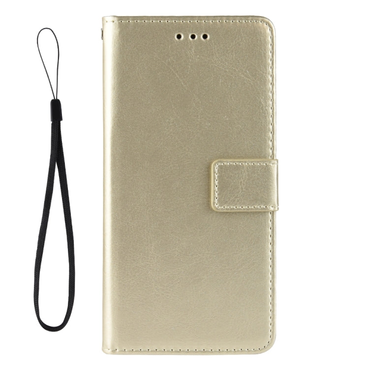 For Doogee N40 Pro Crazy Horse Texture Horizontal Flip Leather Case with Holder & Card Slots & Lanyard(Gold) - More Brand by buy2fix | Online Shopping UK | buy2fix