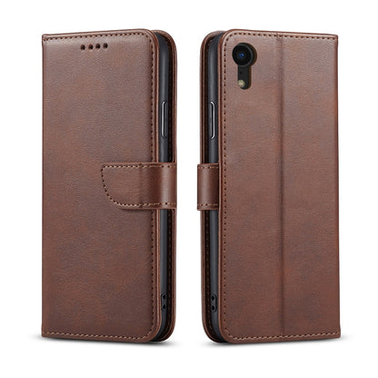 For iPhone XR Calf Texture Buckle Horizontal Flip Leather Case with Holder & Card Slots & Wallet(Brown) - More iPhone Cases by buy2fix | Online Shopping UK | buy2fix