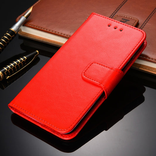 For Nokia 2.4 Crystal Texture Horizontal Flip Leather Case with Holder & Card Slots & Wallet(Red) - Nokia Cases by buy2fix | Online Shopping UK | buy2fix