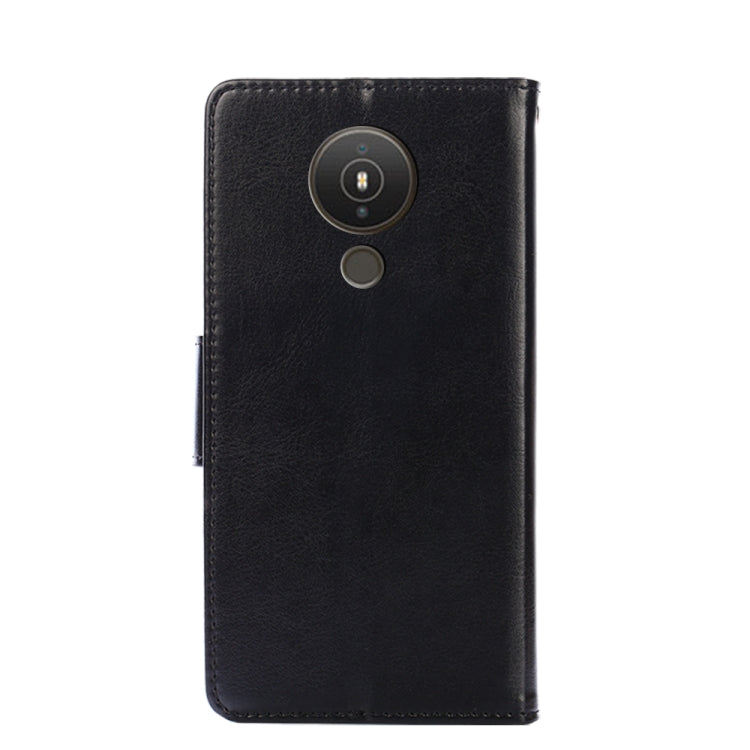 For Nokia 1.4 Crystal Texture Horizontal Flip Leather Case with Holder & Card Slots & Wallet(Black) - Nokia Cases by buy2fix | Online Shopping UK | buy2fix