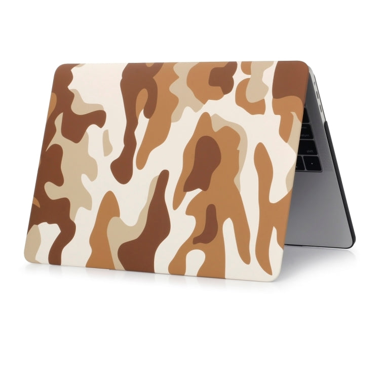 Camouflage Pattern Laptop Water Decals PC Protective Case For MacBook Retina 15.4 inch A1398(Brown Camouflage) - MacBook Pro Cases by buy2fix | Online Shopping UK | buy2fix