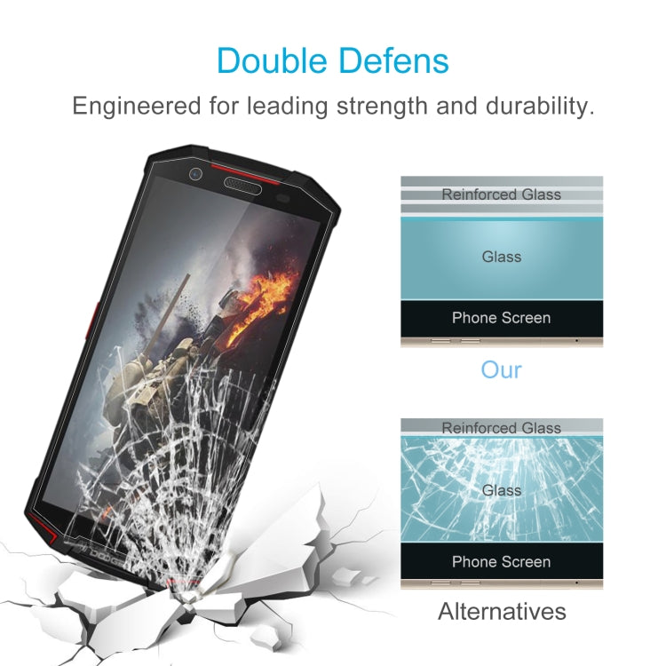 10 PCS 0.26mm 9H 2.5D Tempered Glass Film For Doogee S70 - For Doogee by buy2fix | Online Shopping UK | buy2fix