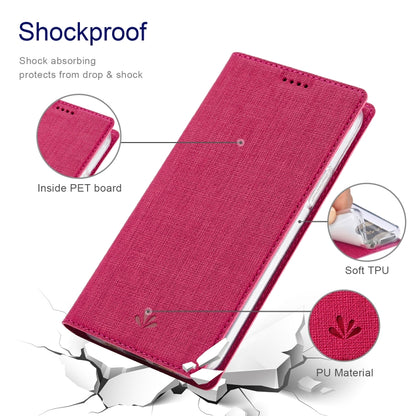 For iPhone 13 ViLi DMX Series Shockproof Magsafe Magnetic Horizontal Flip Leather Phone Case(Rose Red) - iPhone 13 Cases by ViLi | Online Shopping UK | buy2fix