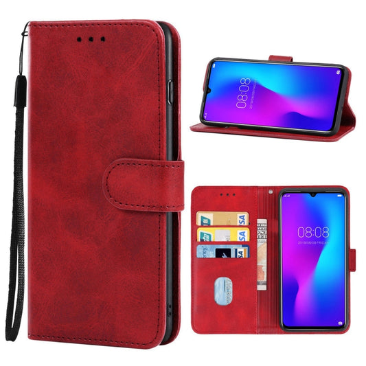 Leather Phone Case For Doogee N20 Pro(Red) - More Brand by buy2fix | Online Shopping UK | buy2fix