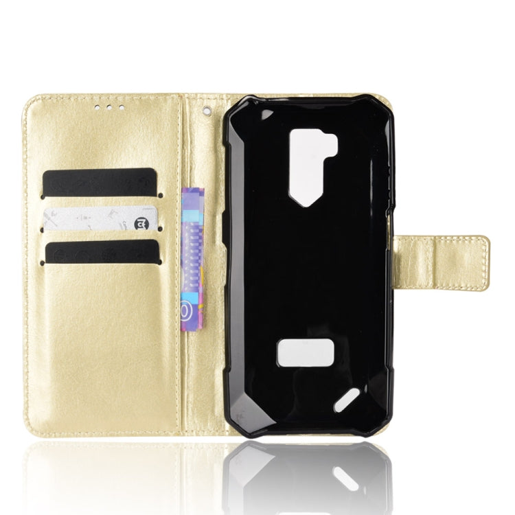 For Ulefone Armor X9 Retro Crazy Horse Texture Leather Phone Case(Gold) - Ulefone Cases by buy2fix | Online Shopping UK | buy2fix