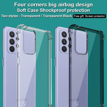 For Samsung Galaxy A73 imak Airbag TPU Case with Screen Protector(Transparent) - Galaxy Phone Cases by imak | Online Shopping UK | buy2fix
