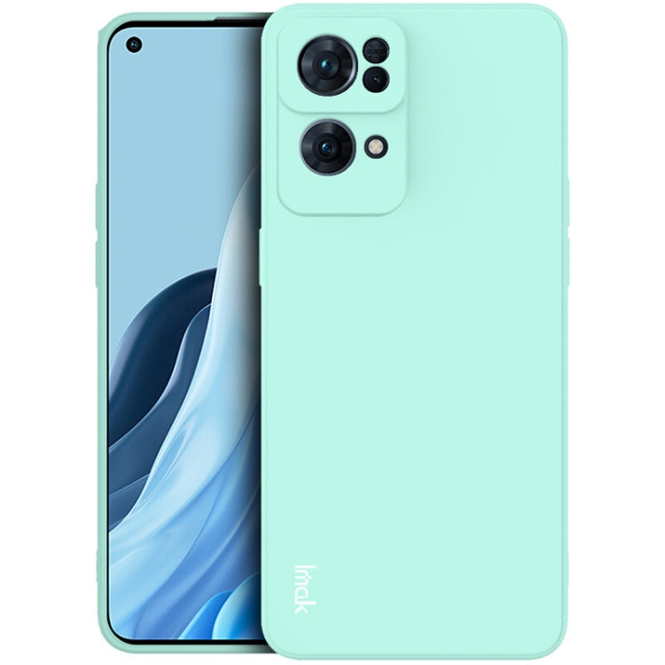For OPPO Reno7 Pro 5G imak UC-4 Series Straight Edge TPU Soft Protective Case(Light Cyan) - OPPO Cases by imak | Online Shopping UK | buy2fix