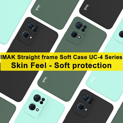 For OPPO Reno7 Pro 5G imak UC-4 Series Straight Edge TPU Soft Protective Case(Dark Green) - OPPO Cases by imak | Online Shopping UK | buy2fix