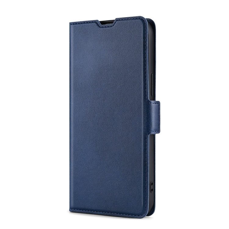 For Doogee N30 Ultra-thin Voltage Side Buckle PU + TPU Leather Phone Case(Blue) - More Brand by buy2fix | Online Shopping UK | buy2fix