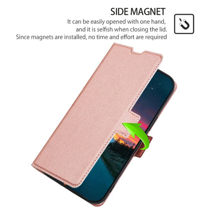 For Blackview A80 Pro Ultra-thin Voltage Side Buckle PU + TPU Leather Phone Case(Rose Gold) - More Brand by buy2fix | Online Shopping UK | buy2fix