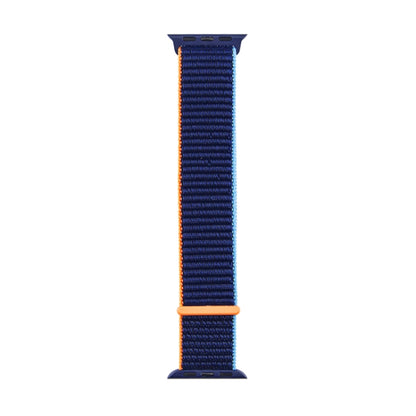 For Apple Watch Apple Watch Ultra 49mm&Watch Ultra 2 49mm / Series 9&8&7 45mm / SE 3&SE 2&6&SE&5&4 44mm / 3&2&1 42mm Mutural Nylon Watch Band(Dark Navy Blue) - Watch Bands by Mutural | Online Shopping UK | buy2fix