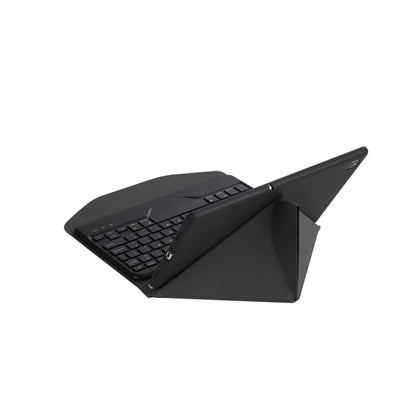 B0N5 Diamond Texture Bluetooth Keyboard Leather Case with Triangle Back Support For Xiaomi Pad 5 / 5 Pro(Black + Black) - Others Keyboard by buy2fix | Online Shopping UK | buy2fix