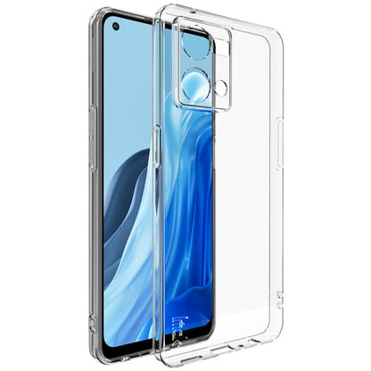 For OPPO Reno7 4G Global / F21 Pro 4G Global / Reno8 4G Global IMAK UX-5 Series Transparent TPU Phone Case(Transparent) - OPPO Cases by imak | Online Shopping UK | buy2fix