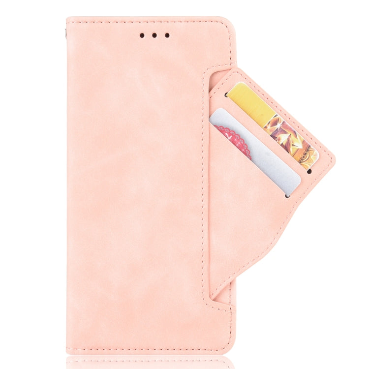 For Ulefone Armor X10 / X10 Pro Skin Feel Calf Texture Card Slots Leather Phone Case(Pink) - Ulefone Cases by buy2fix | Online Shopping UK | buy2fix