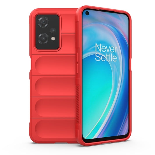 For Realme 9 Pro / Realme V25 5G / Realme 9 5G EU Version Magic Shield TPU + Flannel Phone Case(Red) - Realme Cases by buy2fix | Online Shopping UK | buy2fix