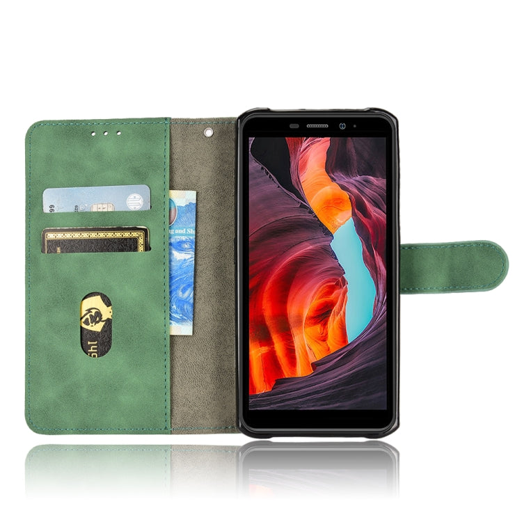 For Ulefone Armor X10 Skin Feel Magnetic Flip Leather Phone Case(Green) - Ulefone Cases by buy2fix | Online Shopping UK | buy2fix