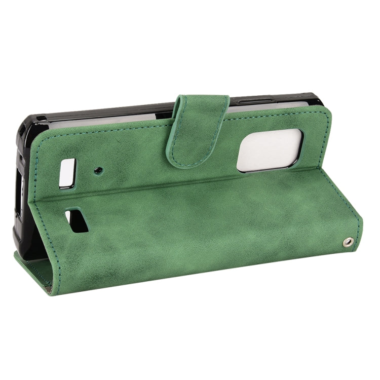 For Ulefone Armor X10 Skin Feel Magnetic Flip Leather Phone Case(Green) - Ulefone Cases by buy2fix | Online Shopping UK | buy2fix