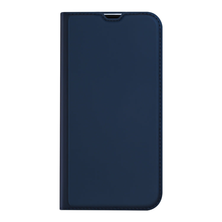 For iPhone 14 Pro DUX DUCIS Skin Pro Series Shockproof Horizontal Flip Leather Phone Case(Dark Blue) - iPhone 14 Pro Cases by DUX DUCIS | Online Shopping UK | buy2fix