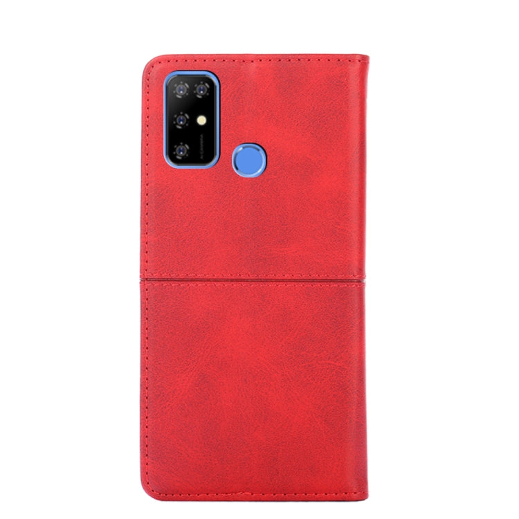 For Doogee X96 Pro Cow Texture Magnetic Horizontal Flip Leather Phone Case(Red) - Doogee Cases by buy2fix | Online Shopping UK | buy2fix