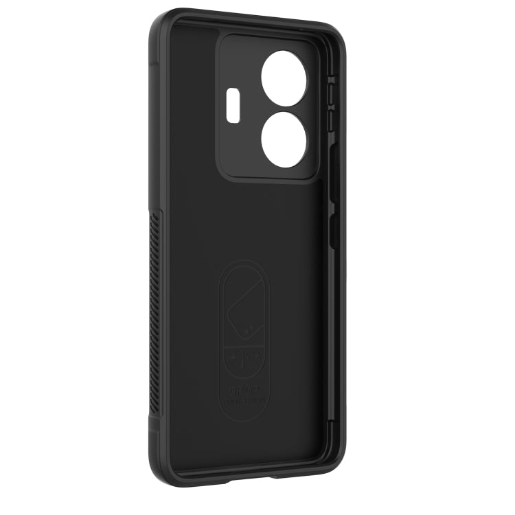 For vivo s15e Magic Shield TPU + Flannel Phone Case(Wine Red) - vivo Cases by buy2fix | Online Shopping UK | buy2fix