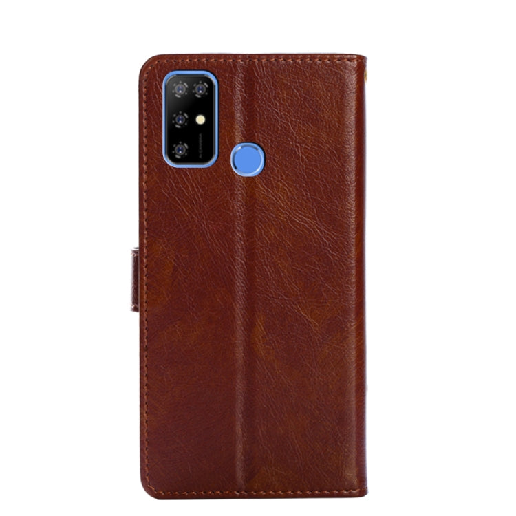 For DOOGEE X96 Pro Zipper Bag Leather Phone Case(Brown) - More Brand by buy2fix | Online Shopping UK | buy2fix