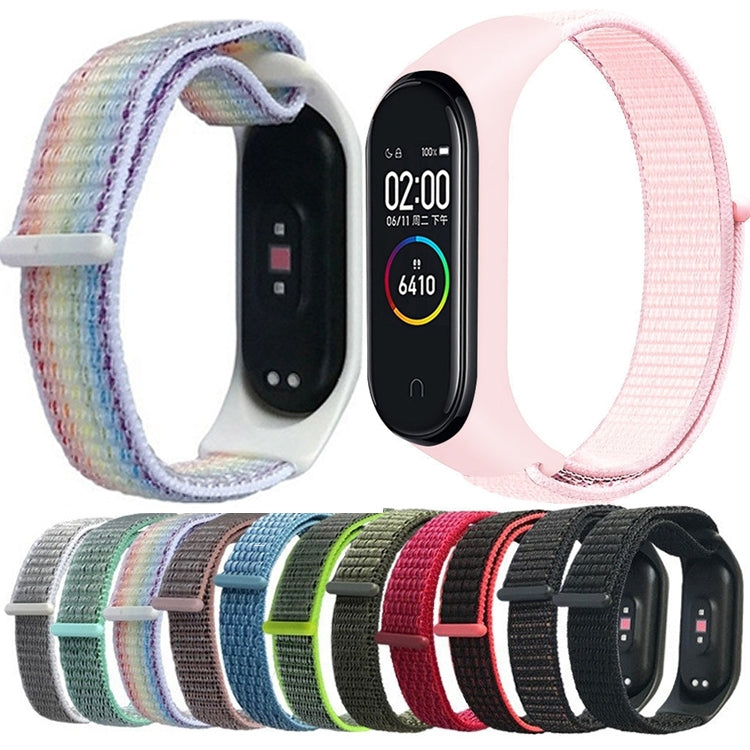 For Xiaomi Mi Band 7 Nylon Weave Watch Band(Cape Blue) - Watch Bands by buy2fix | Online Shopping UK | buy2fix