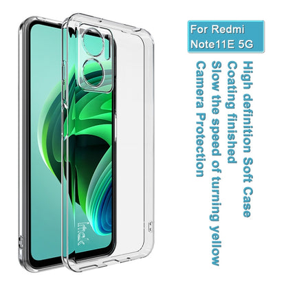 For Xiaomi Redmi Note 11E / Redmi 10 5G IMAK UX-10 Series Shockproof TPU Phone Case(Transparent) - Xiaomi Cases by imak | Online Shopping UK | buy2fix