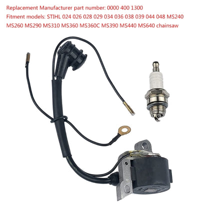 High Pressure Ignition Coil for STIHL MS AV028 024 026 240 260 029 034 038 039 044 - Lawn Mower, Saws & Accessories by buy2fix | Online Shopping UK | buy2fix