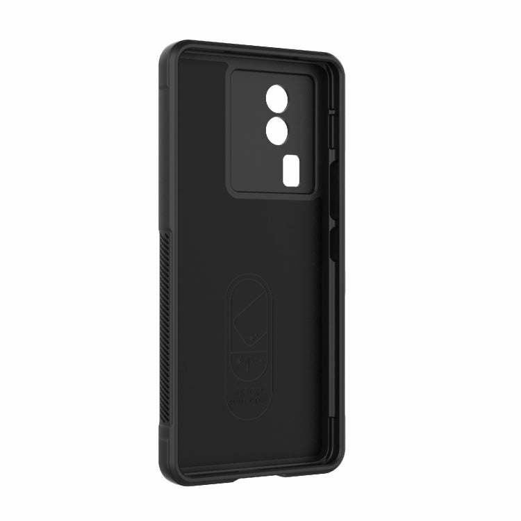 For vivo iQOO Neo7 Magic Shield TPU + Flannel Phone Case(White) - vivo Cases by buy2fix | Online Shopping UK | buy2fix