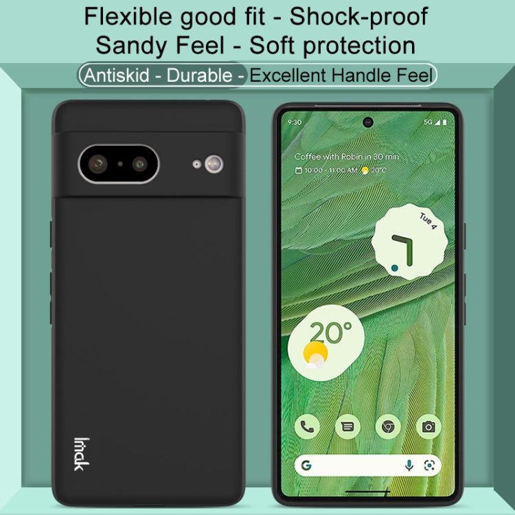 For Google Pixel 7 imak UC-3 Series Shockproof Frosted TPU Phone Case(Black) - Google Cases by imak | Online Shopping UK | buy2fix