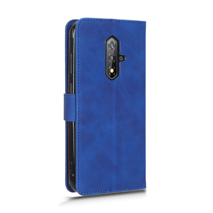 For Blackview BV5200 Skin Feel Magnetic Flip Leather Phone Case(Blue) - More Brand by buy2fix | Online Shopping UK | buy2fix