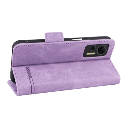 For Ulefone Note 14 Magnetic Clasp Leather Phone Case(Purple) - Ulefone Cases by buy2fix | Online Shopping UK | buy2fix